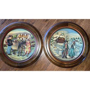 2 Anri Ferrandiz VTG Wood Christmas in the Black Forest & Christmas in Ireland